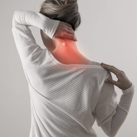 Chiropractic Houston TX Woman With Neck Pain
